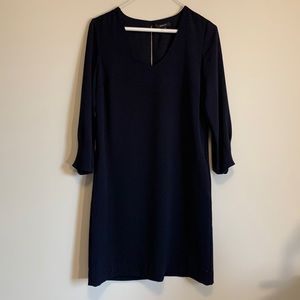 RW&co navy 3/4 sleeved dress